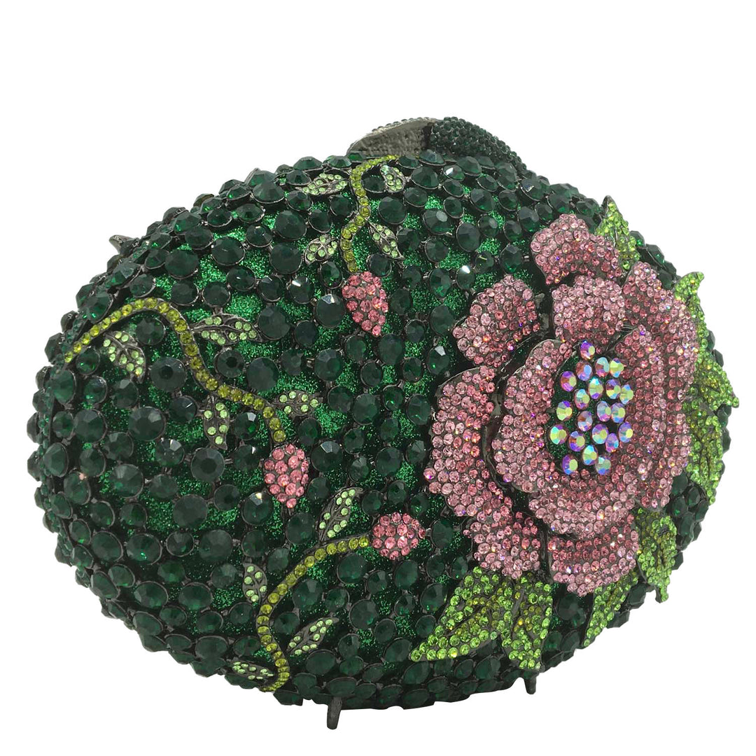 Starry Flower Rhinestone Purse