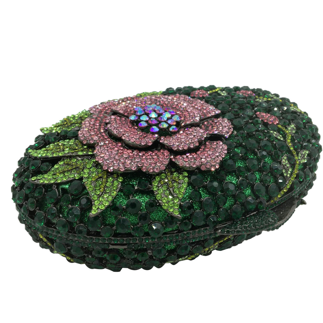 Starry Flower Rhinestone Purse