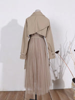 Load image into Gallery viewer, Tulle Trench Coat
