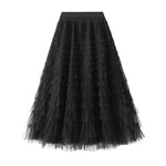 Load image into Gallery viewer, Multilayer Ruffles Tulle Skirt
