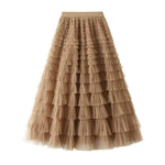 Load image into Gallery viewer, Multilayer Ruffles Tulle Skirt
