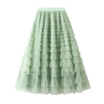 Load image into Gallery viewer, Multilayer Ruffles Tulle Skirt
