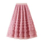 Load image into Gallery viewer, Multilayer Ruffles Tulle Skirt
