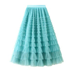 Load image into Gallery viewer, Multilayer Ruffles Tulle Skirt
