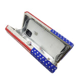 Load image into Gallery viewer, USA Flag Rhinesone Bag
