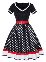 Load image into Gallery viewer, 1940 Vintage Inspired Flare Dress
