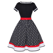 1940 Vintage Inspired Flare Dress