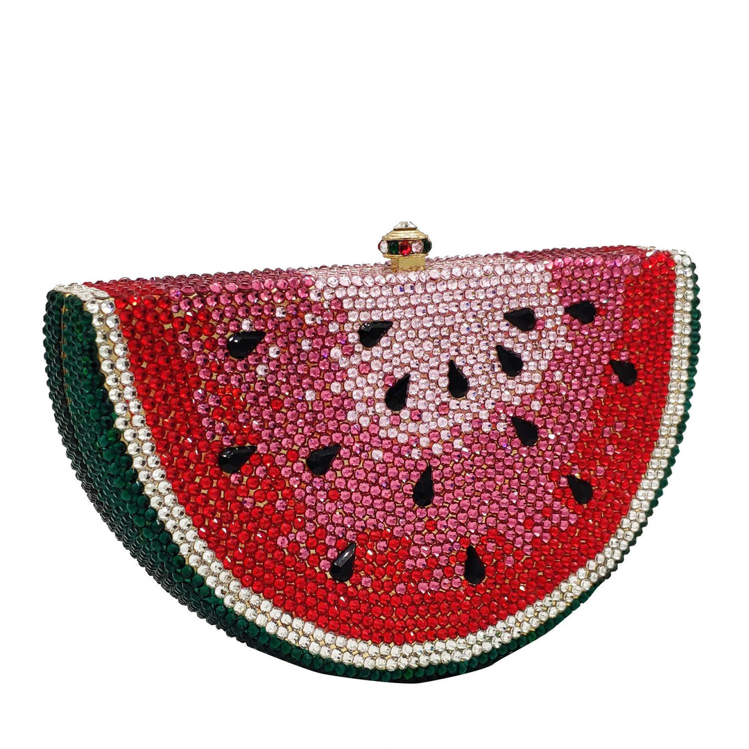 Red Watermelon Rhinestone Bag